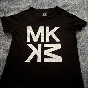 Michael Kors Black and White Short Sleeve Tee